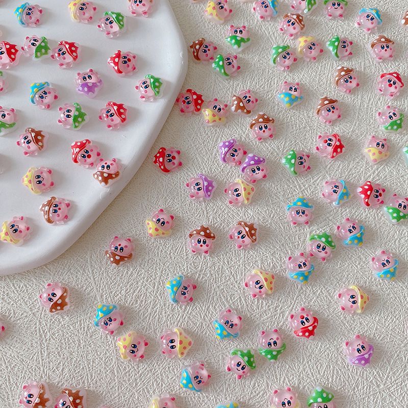 2/10/20pcs Kirby Nail Charms 3 - Crafting Resin のレビューと価格