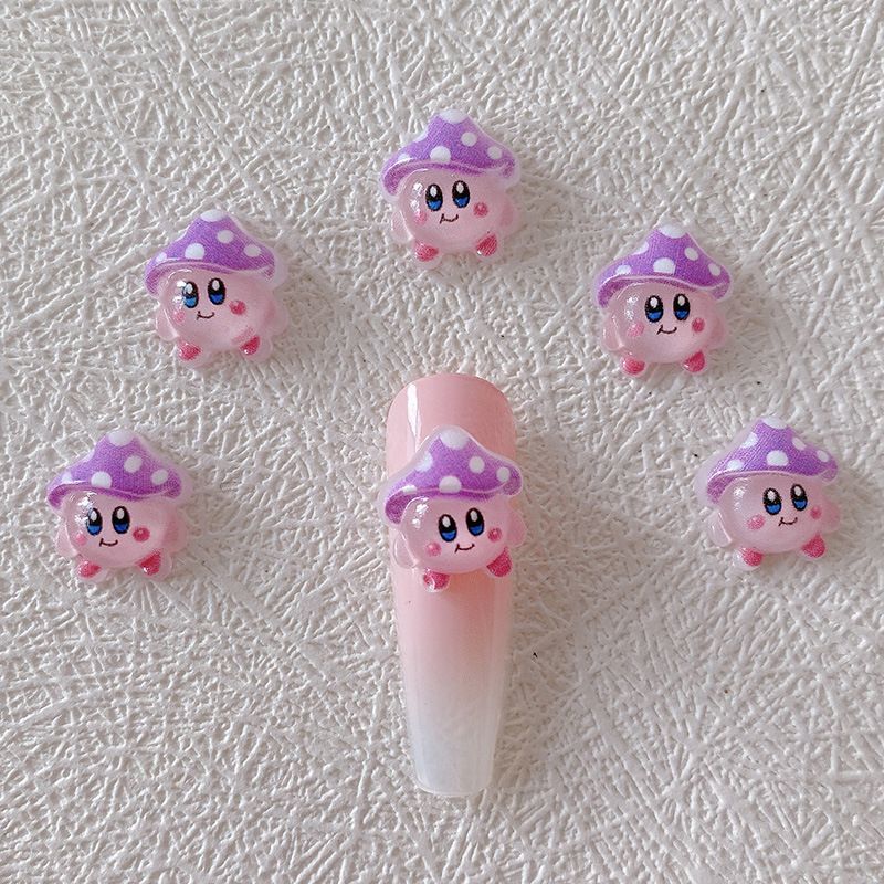 2/10/20pcs Kirby Nail Charms 3 - Crafting Resin のレビューと価格