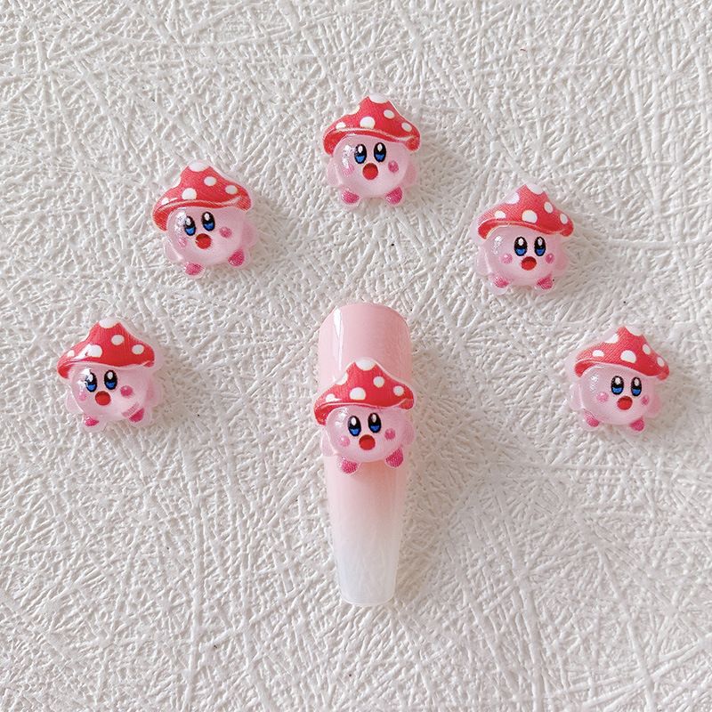 2/10/20pcs Kirby Nail Charms 3 - Crafting Resin のレビューと価格