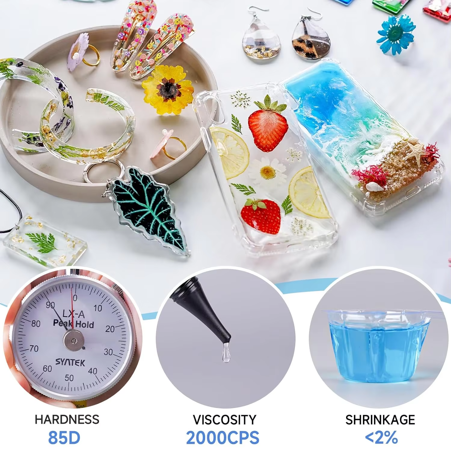 UV Resin Crystal Clear Ultravi - Epoxy Uv Resin Kit のレビューと価格