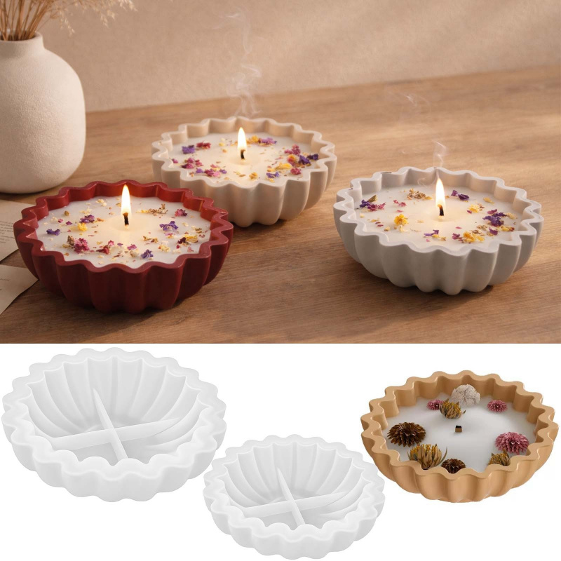 1 Epoxy plaster origami wave e - Coaster Mold Round のレビューと価格