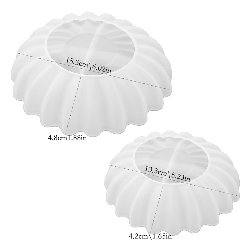 1 Epoxy plaster origami wave e - Coaster Mold Round のレビューと価格