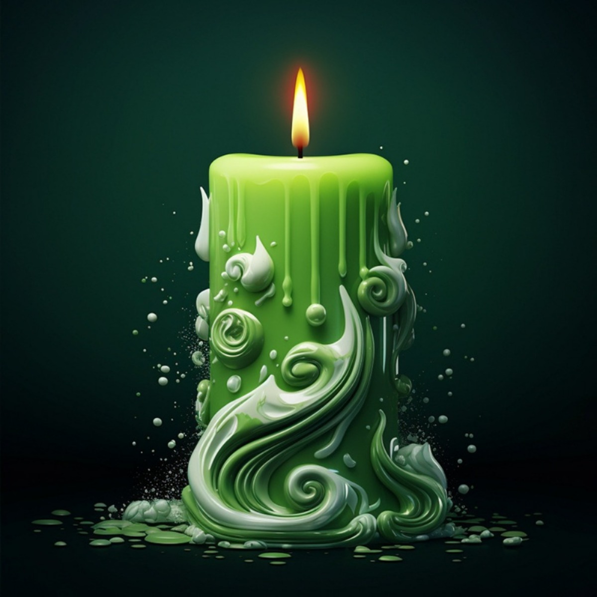 geometry Carved Cylindrical Si - Resin Ocean Wave Mold のレビューと価格
