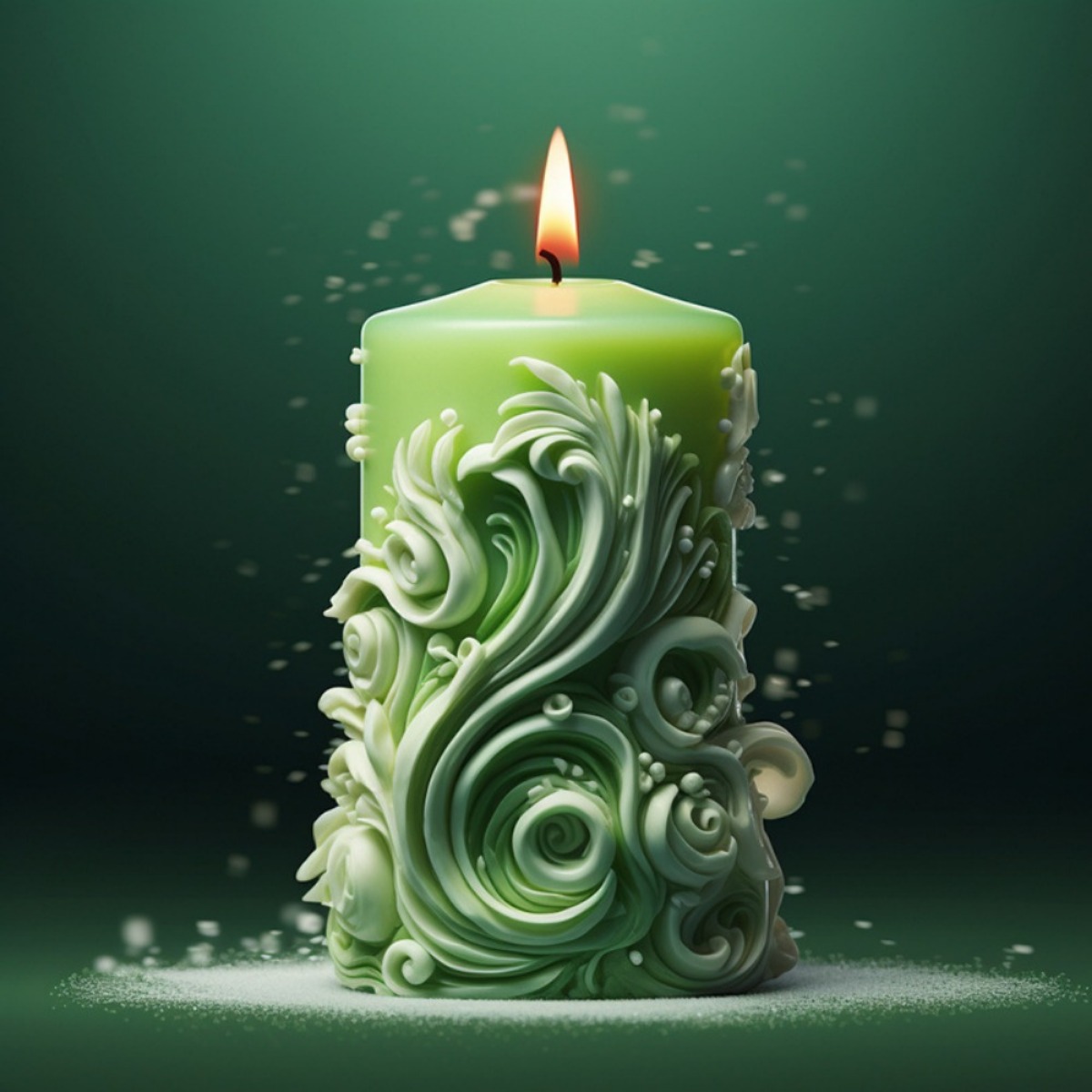 geometry Carved Cylindrical Si - Resin Ocean Wave Mold のレビューと価格