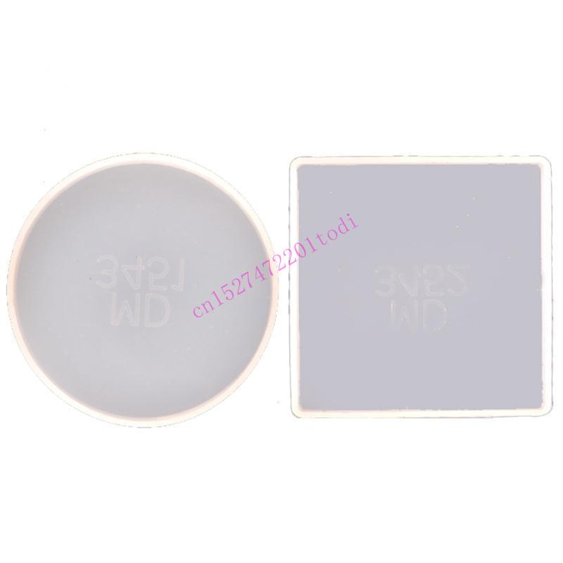 2Pcs Round Square Resin Mold G - Geode Mold Silicone のレビューと価格