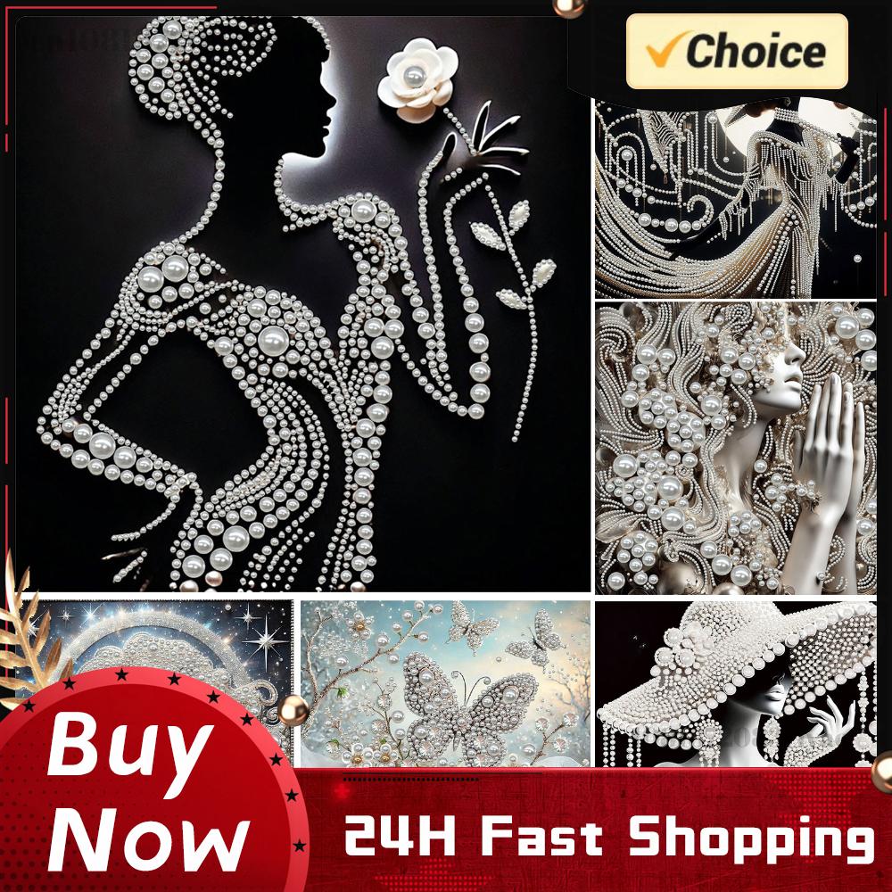 DIY Ladies Pearl Diamond Paint - Resin Craft For Beginners のレビューと価格