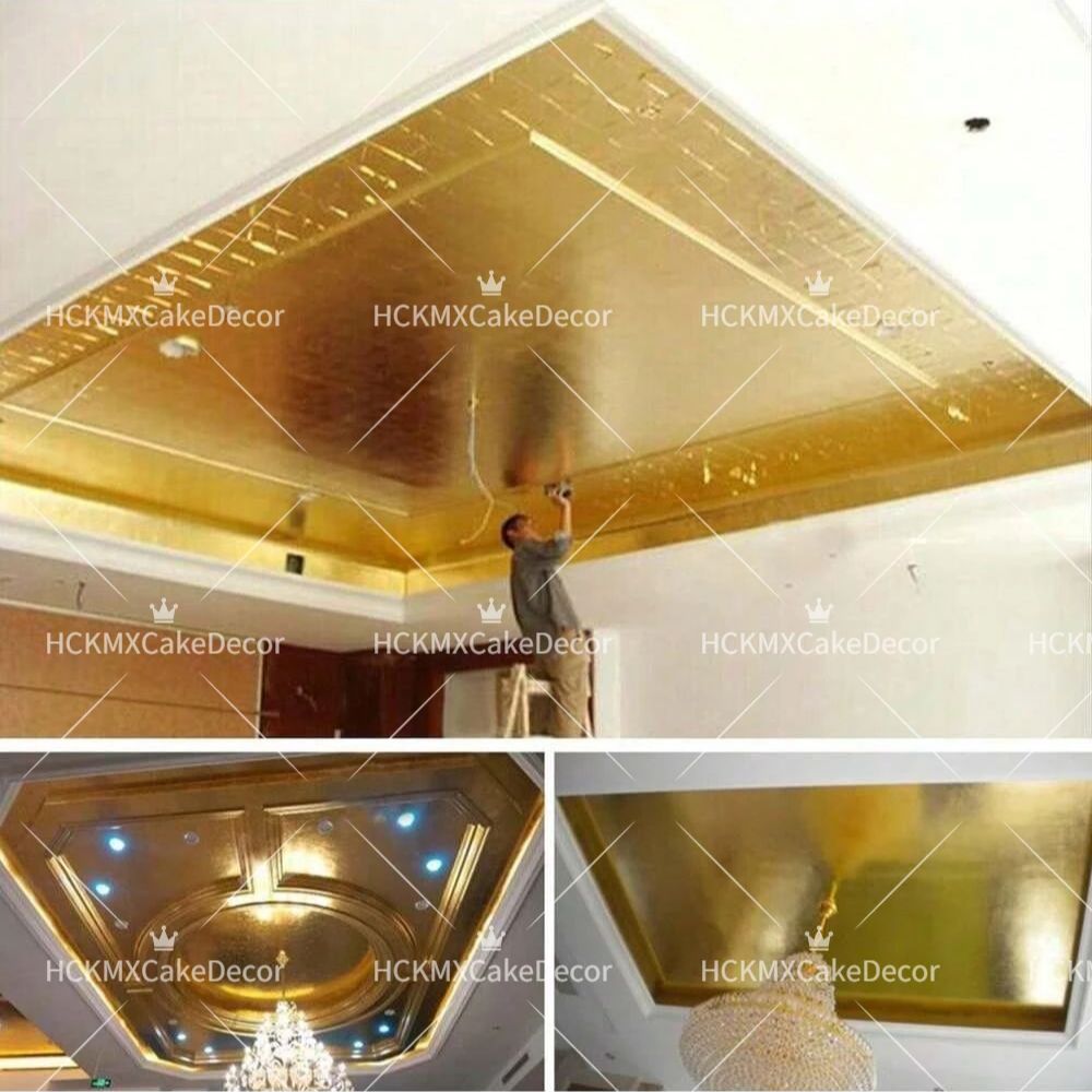 100pcs Imitation Gold Foil She - Gold Foil Flakes のレビューと価格