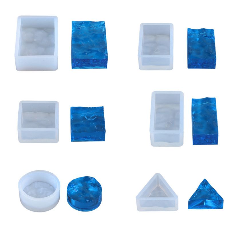 4Pcs Sea Wave Resin Mold Set W - Resin Ocean Wave Mold のレビューと価格