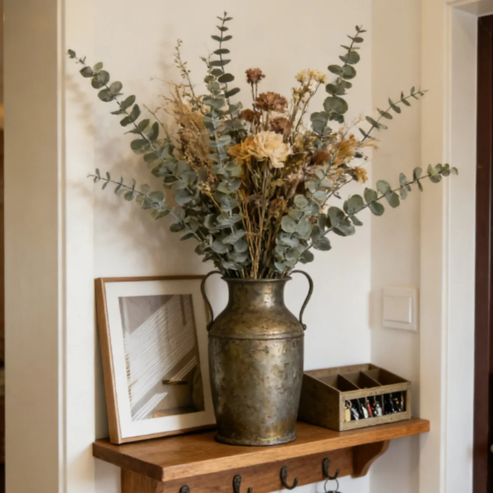 Artificial Eucalyptus Leaf Bou - Terrarium Moss Art のレビューと価格
