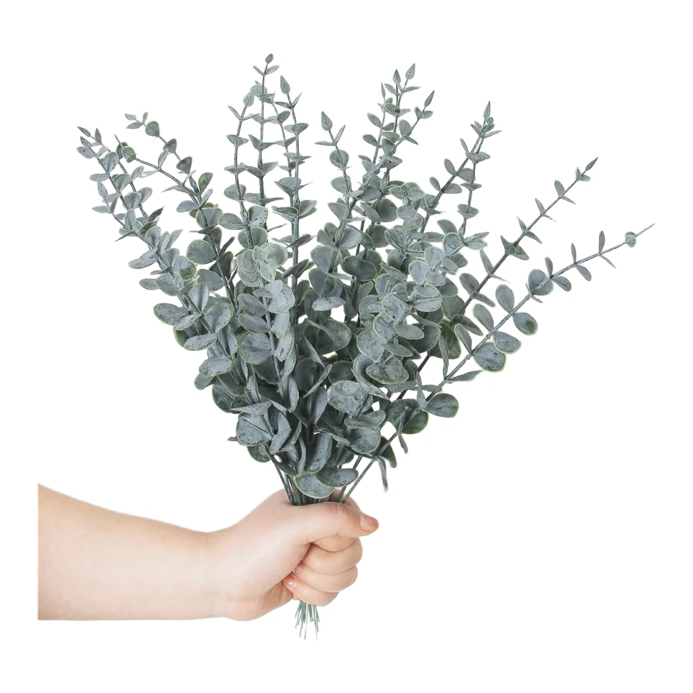 Artificial Eucalyptus Leaf Bou - Terrarium Moss Art のレビューと価格