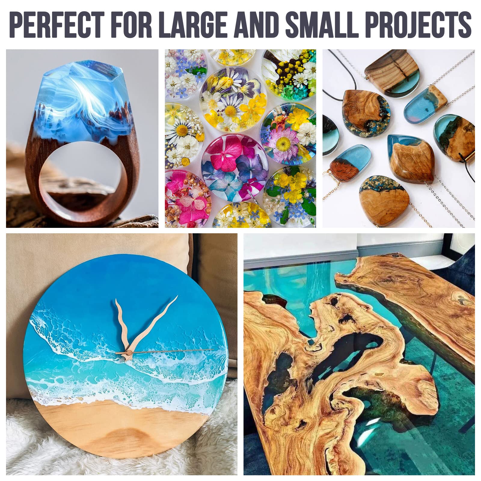 Epoxy Resin Kits Set, Art Kit  - Resin Craft For Beginners のレビューと価格