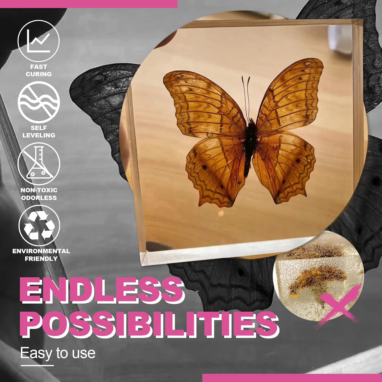 Epoxy Resin Kits Set, Art Kit  - Resin Craft For Beginners のレビューと価格