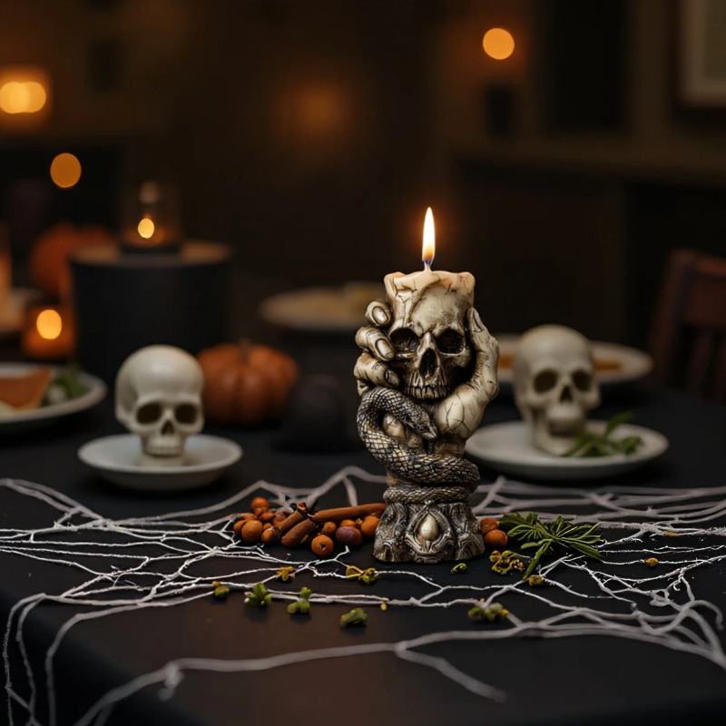 Halloween Skull Aroma Candle S - Resin Craft Workshop のレビューと価格