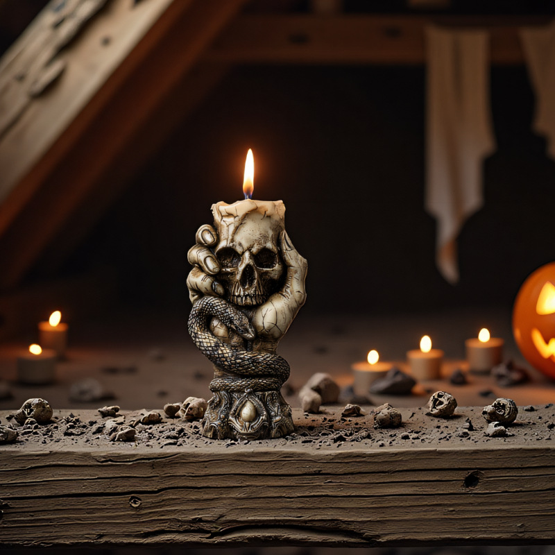 Halloween Skull Aroma Candle S - Resin Craft Workshop のレビューと価格