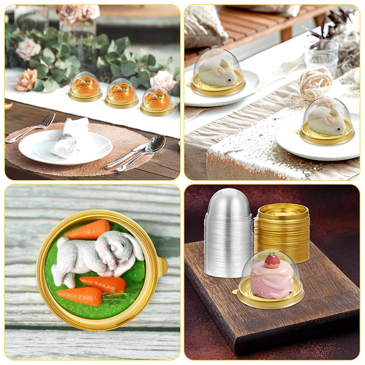 A06K Charcuterie Domes with Li - Dome Mold Clear のレビューと価格