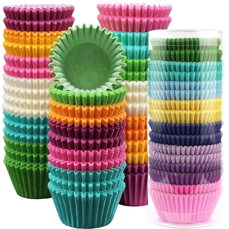 100pcs Mix Baking Cups Cupcake - Mixing Cup Silicone のレビューと価格