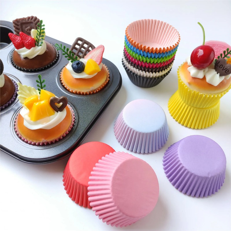 100pcs Mix Baking Cups Cupcake - Mixing Cup Silicone のレビューと価格