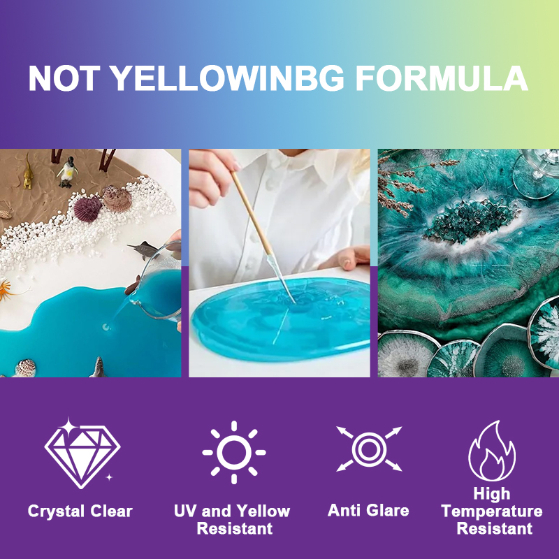 Epoxy Resin Kit, 500/1000ml Cr - Epoxy Uv Resin Kit のレビューと価格
