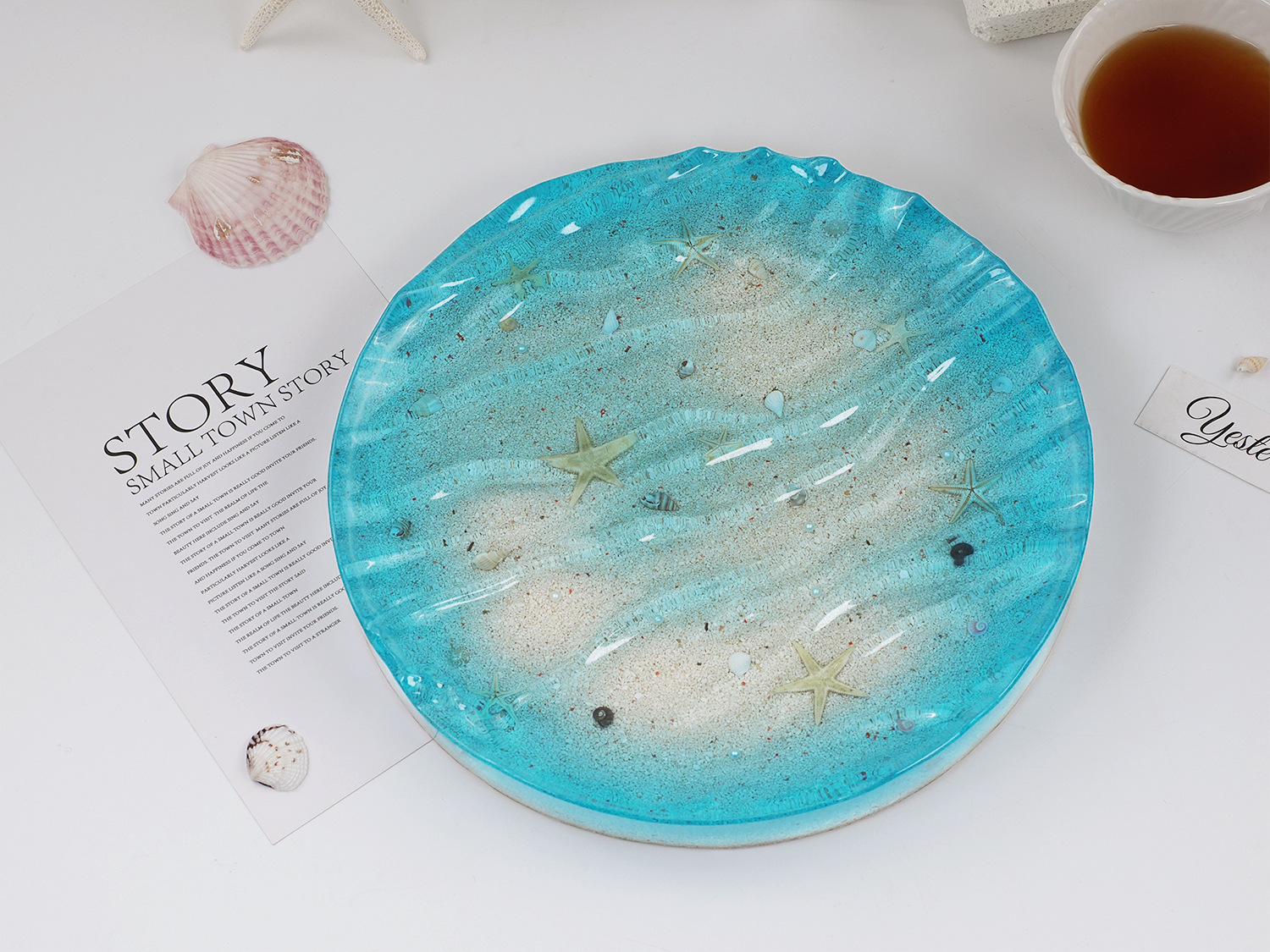 Sea Wave Tray Crystal Epoxy Re - Resin Ocean Wave Mold のレビューと価格