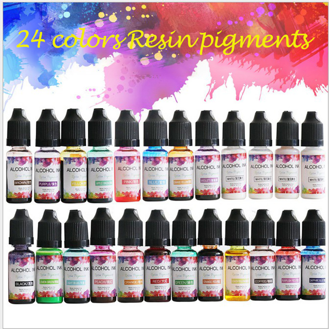 22Colors 10ml UV Epoxy Resin P - Resin Pigment Set のレビューと価格