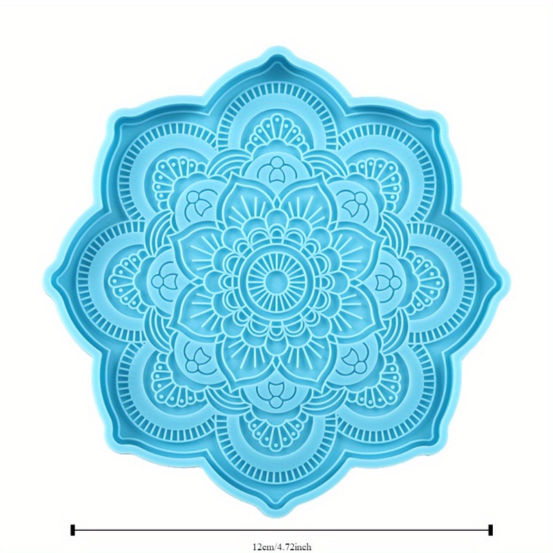 Mandala Coaster Silicone Mold  - Coaster Mold Round のレビューと価格