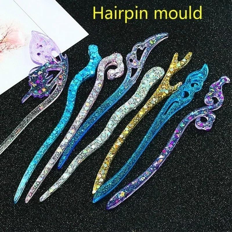 New Transparent Hairpin Silico - Resin Craft Material のレビューと価格
