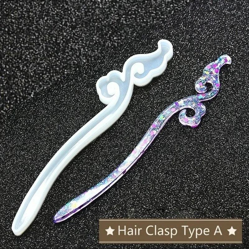New Transparent Hairpin Silico - Resin Craft Material のレビューと価格