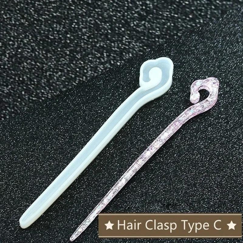 New Transparent Hairpin Silico - Resin Craft Material のレビューと価格
