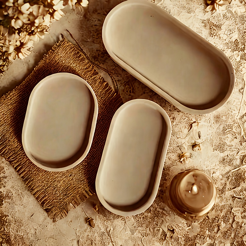 Oval silicone mold for concret - Serving Tray Mold のレビューと価格