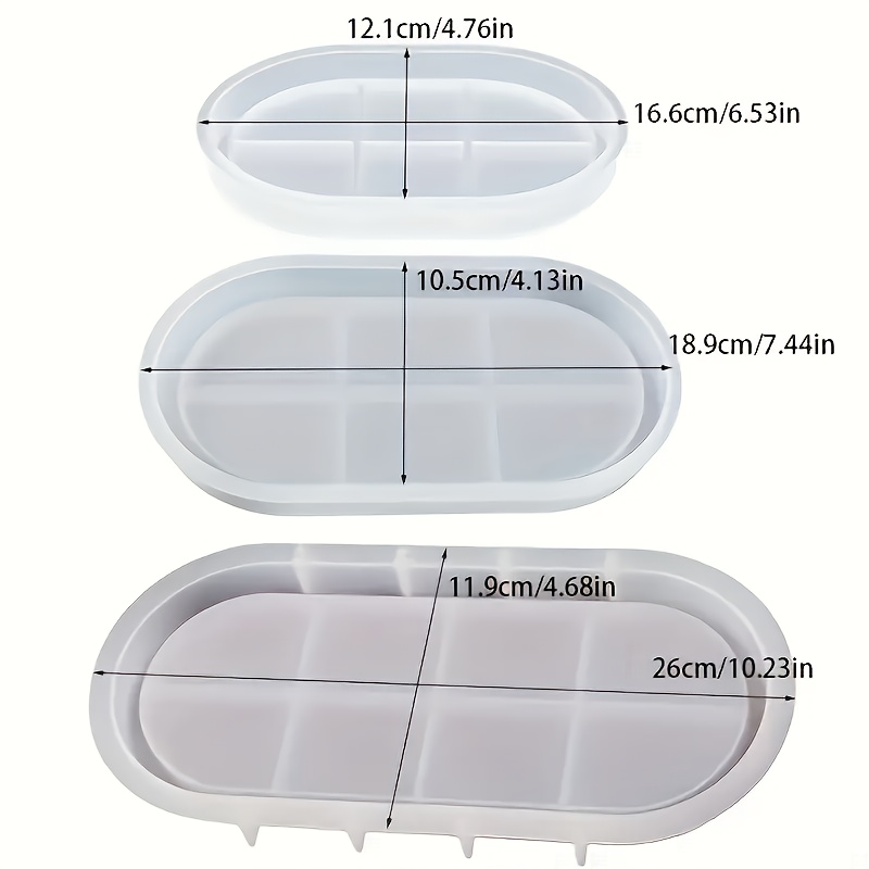 Oval silicone mold for concret - Serving Tray Mold のレビューと価格