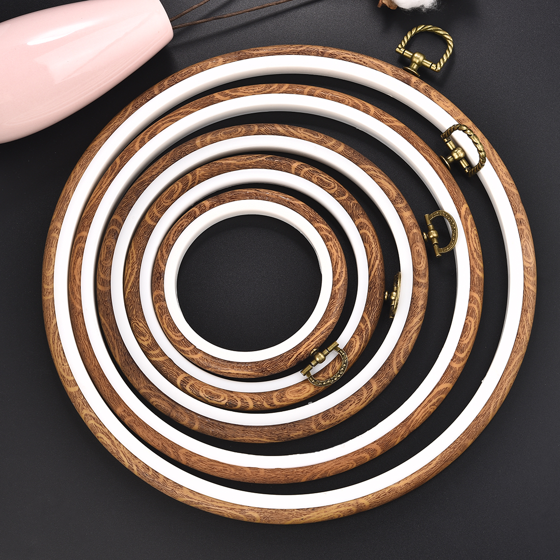 Imitated Wood Round,Oval Diffe - Wood Ring Blank のレビューと価格