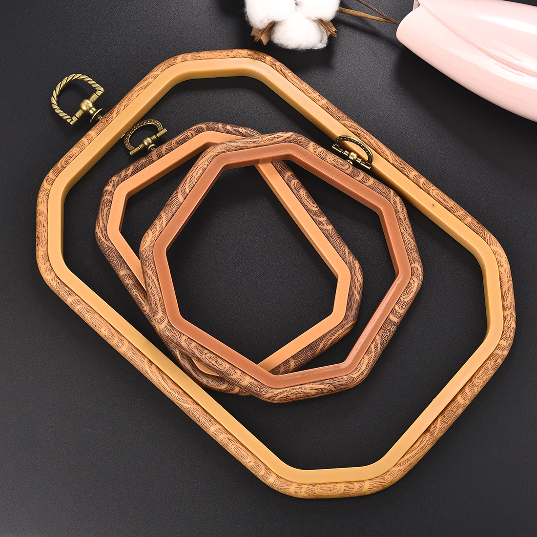 Imitated Wood Round,Oval Diffe - Wood Ring Blank のレビューと価格