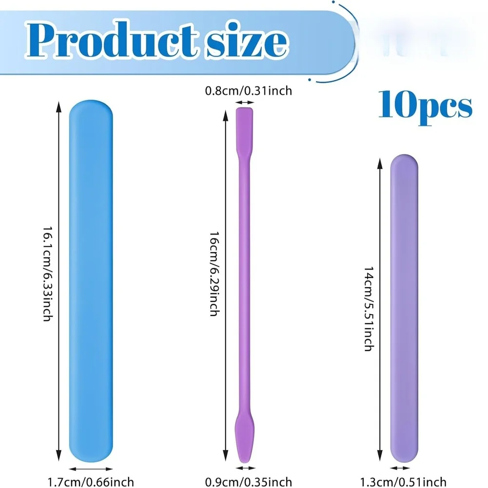 10 Count Silicone Stirring Too - Resin Craft Workshop のレビューと価格
