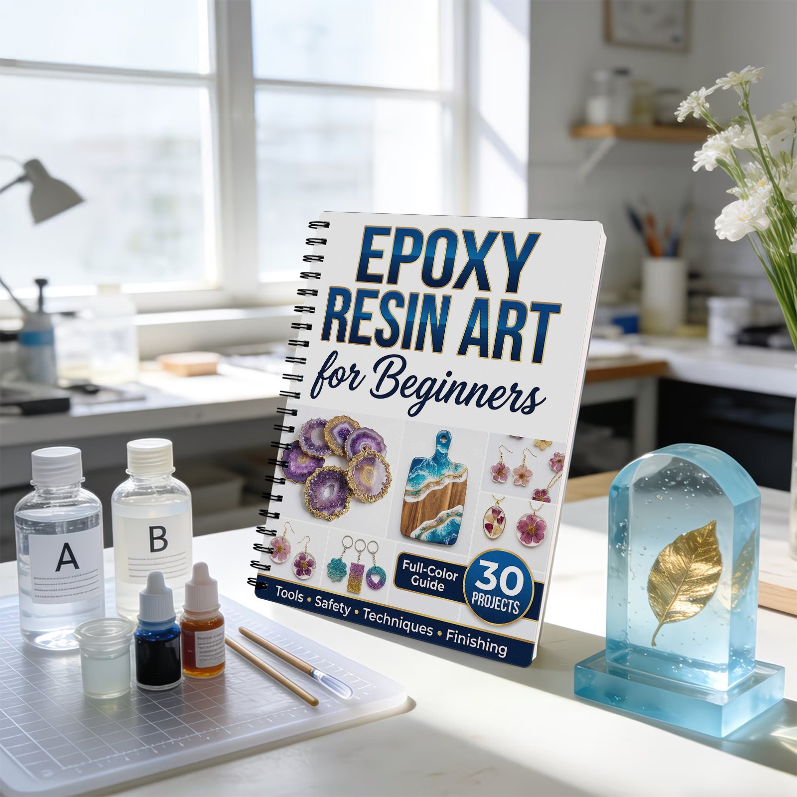Epoxy Resin Art Book Guide Lea - Resin Craft For Beginners のレビューと価格