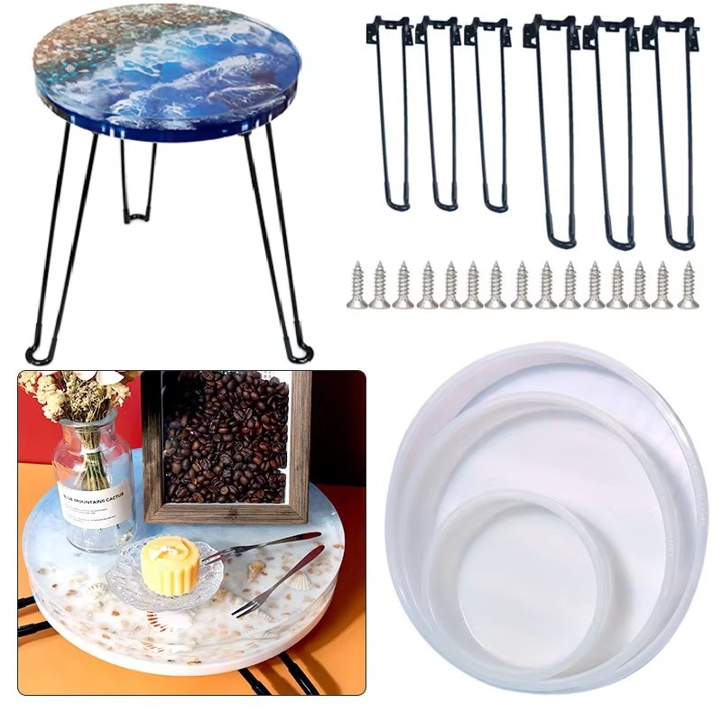 Large Round Tray UV Resin Mold - Coaster Mold Round のレビューと価格