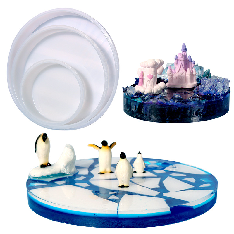 Large Round Tray UV Resin Mold - Coaster Mold Round のレビューと価格
