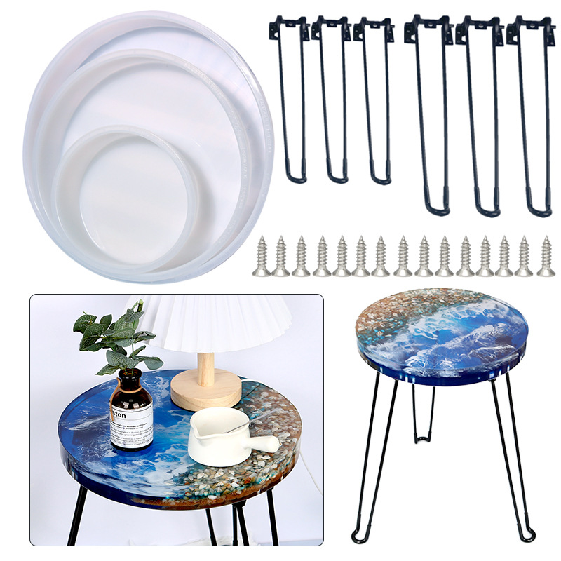 Large Round Tray UV Resin Mold - Coaster Mold Round のレビューと価格