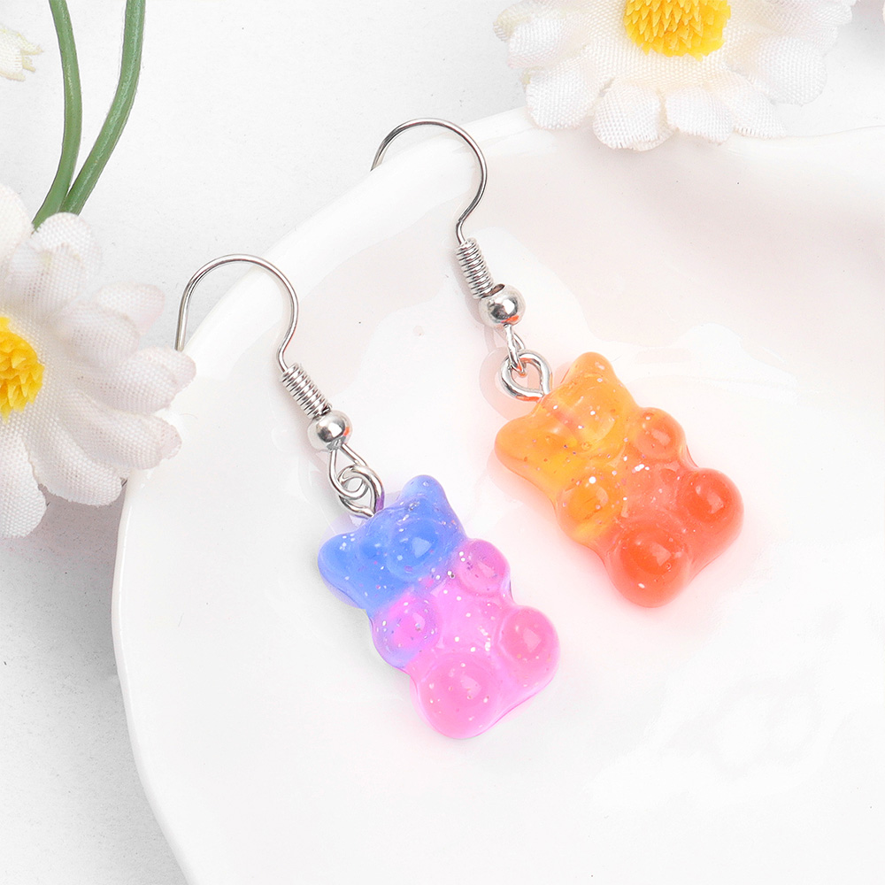 60pcs Dual Color Resin Bear Sh - Resin Craft Material のレビューと価格