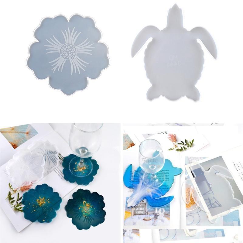 R3MC 2Pcs DIY Flower Silicone  - Geode Mold Silicone のレビューと価格
