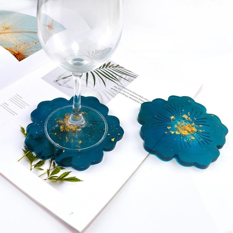 R3MC 2Pcs DIY Flower Silicone  - Geode Mold Silicone のレビューと価格