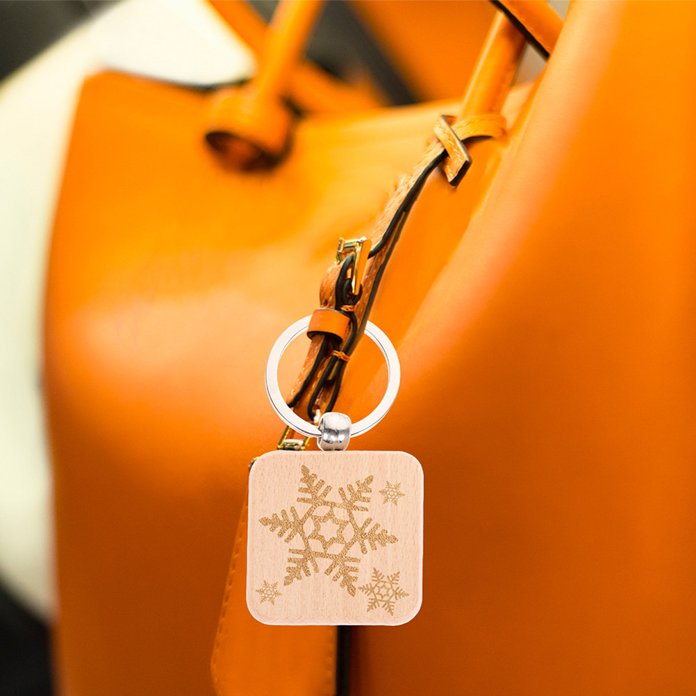 12Pcs Wooden Keychain Blanks U - Wood Ring Blank のレビューと価格