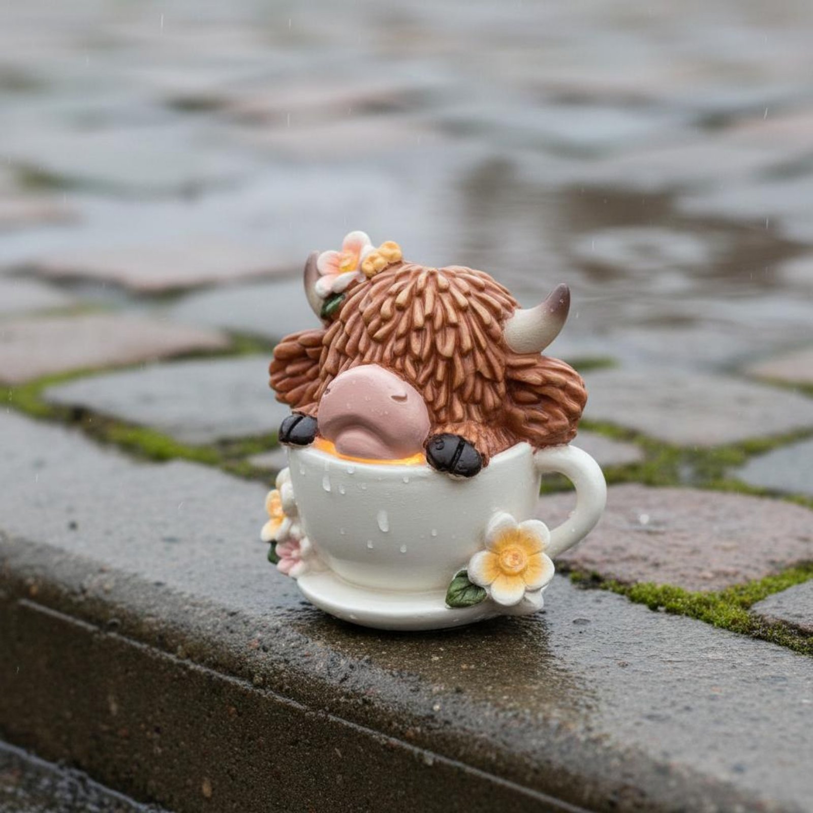 Highland Cow Garden Light Resi - Crafting Resin のレビューと価格