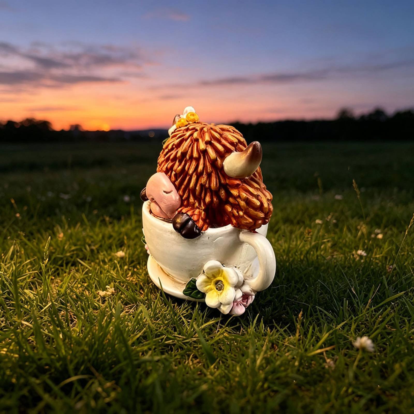 Highland Cow Garden Light Resi - Crafting Resin のレビューと価格