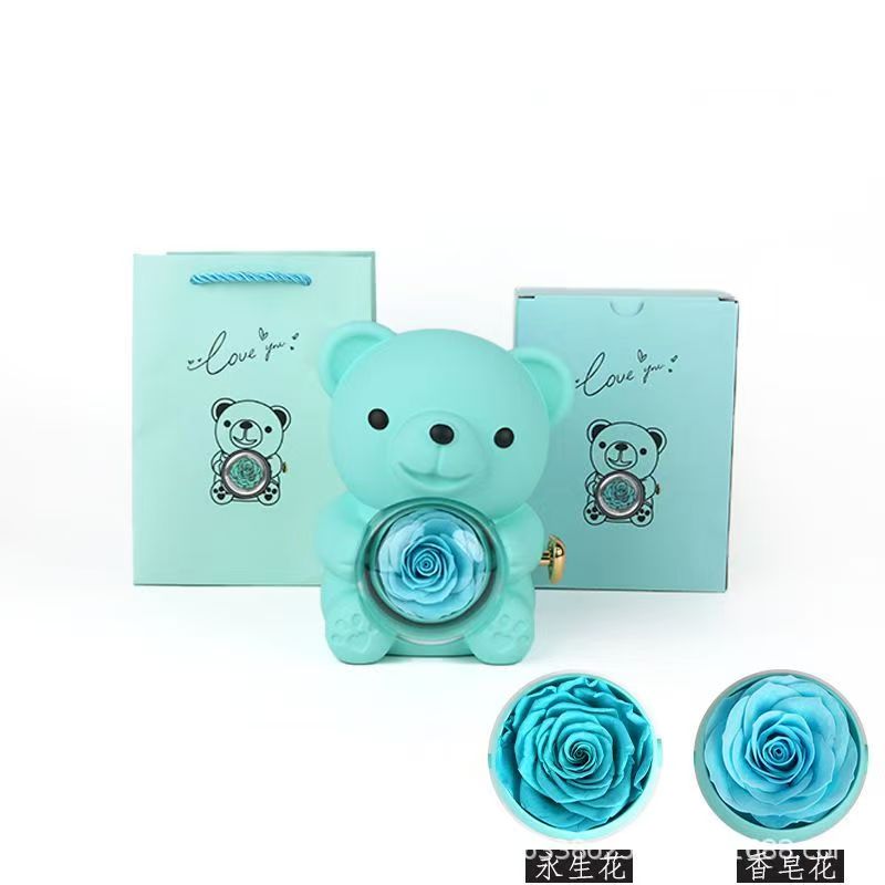 Preserved Rose Hug Bear with P - Flower Preservation Resin のレビューと価格
