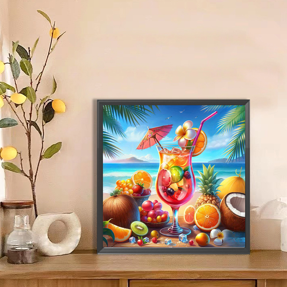 Summer Beach Full DIY 5D Round - Resin Craft Ideas のレビューと価格