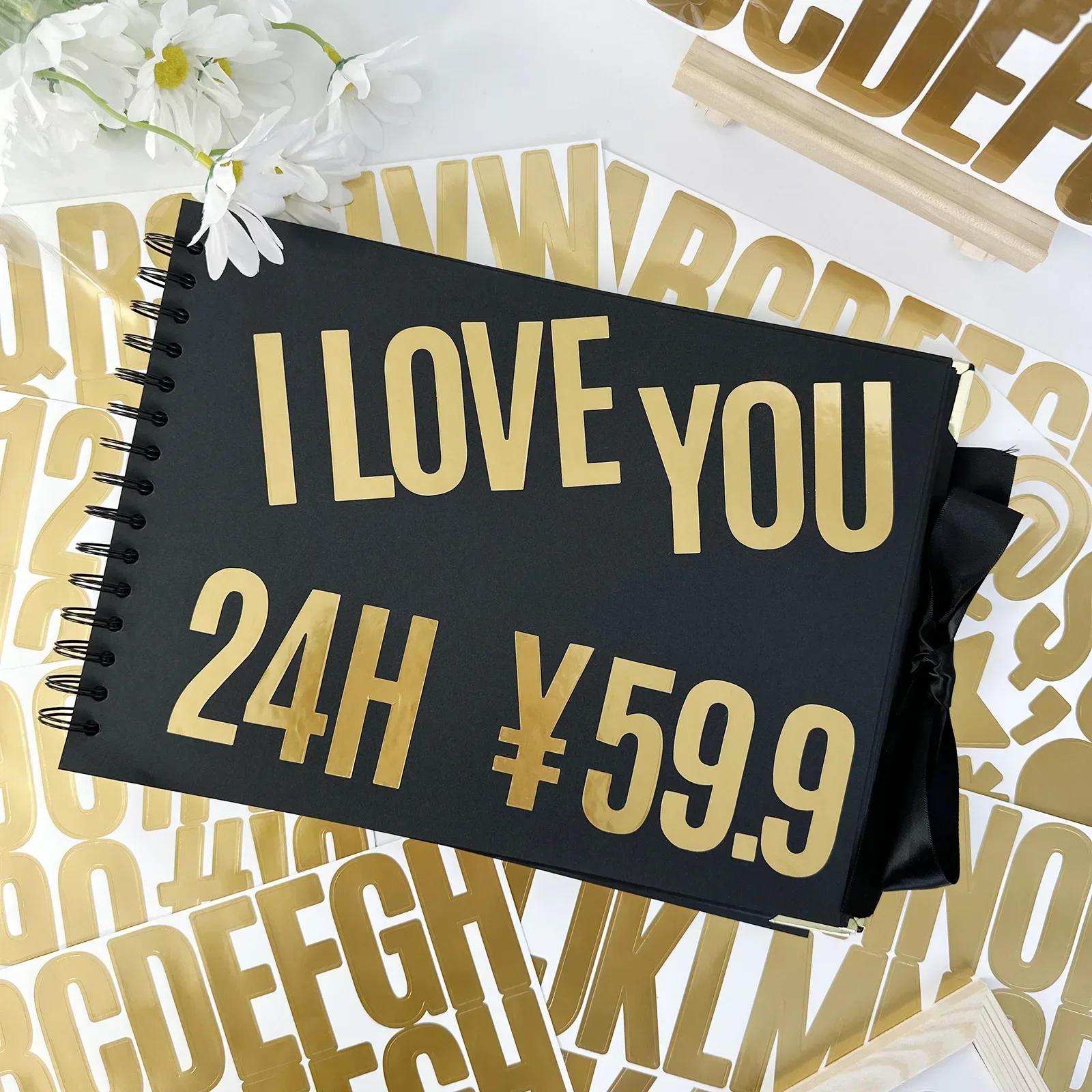 100 Pcs 6 Sheets Gold Letter S - Gold Foil Flakes のレビューと価格