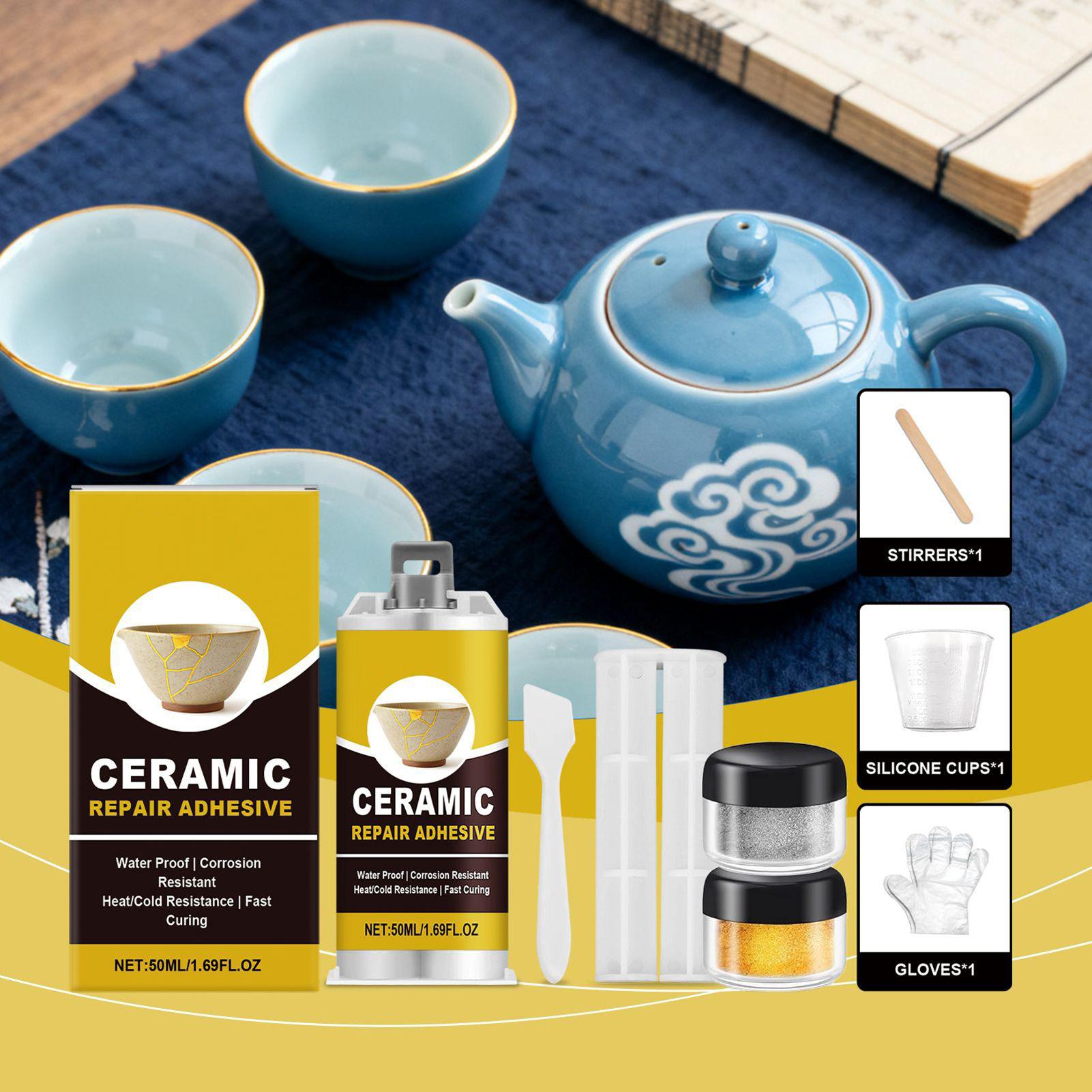 Ceramic Glass Repair Kit Epoxy - Resin Craft Workshop のレビューと価格