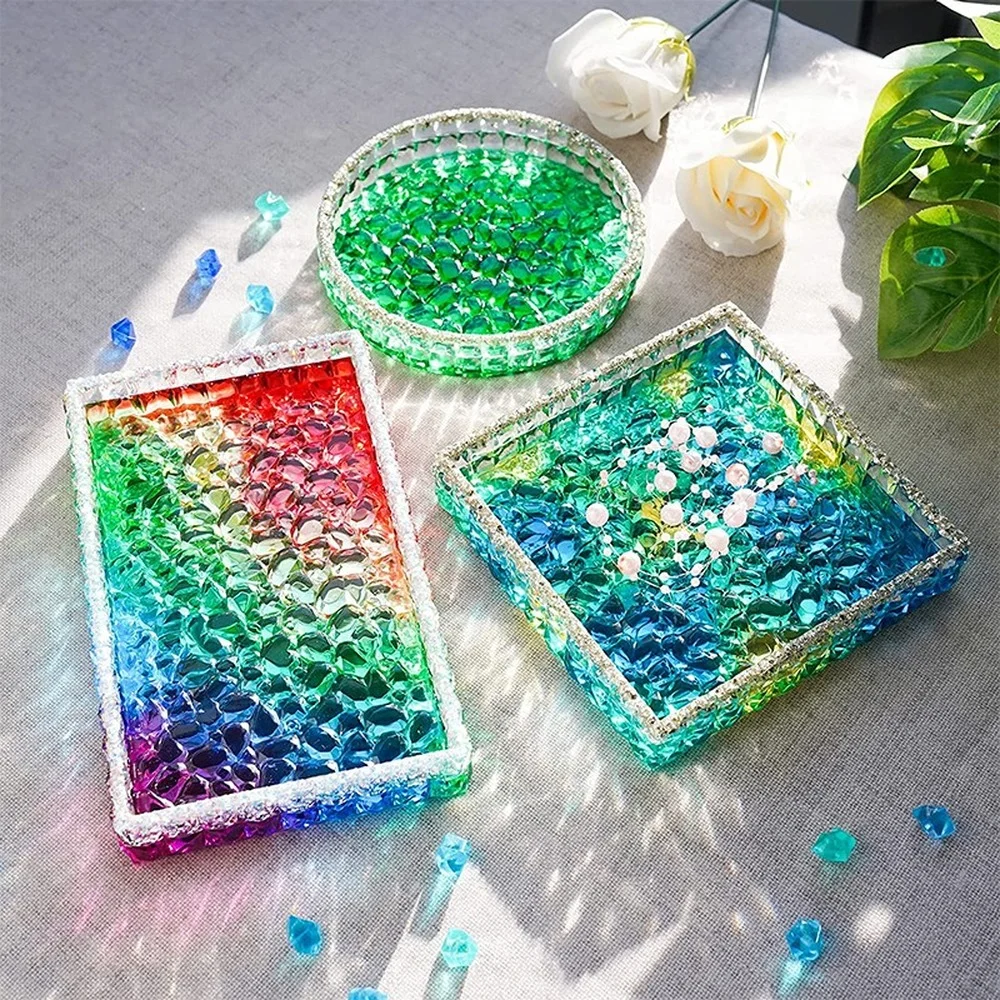 Ashtray Glass Crystal Texture  - Coaster Mold Round のレビューと価格
