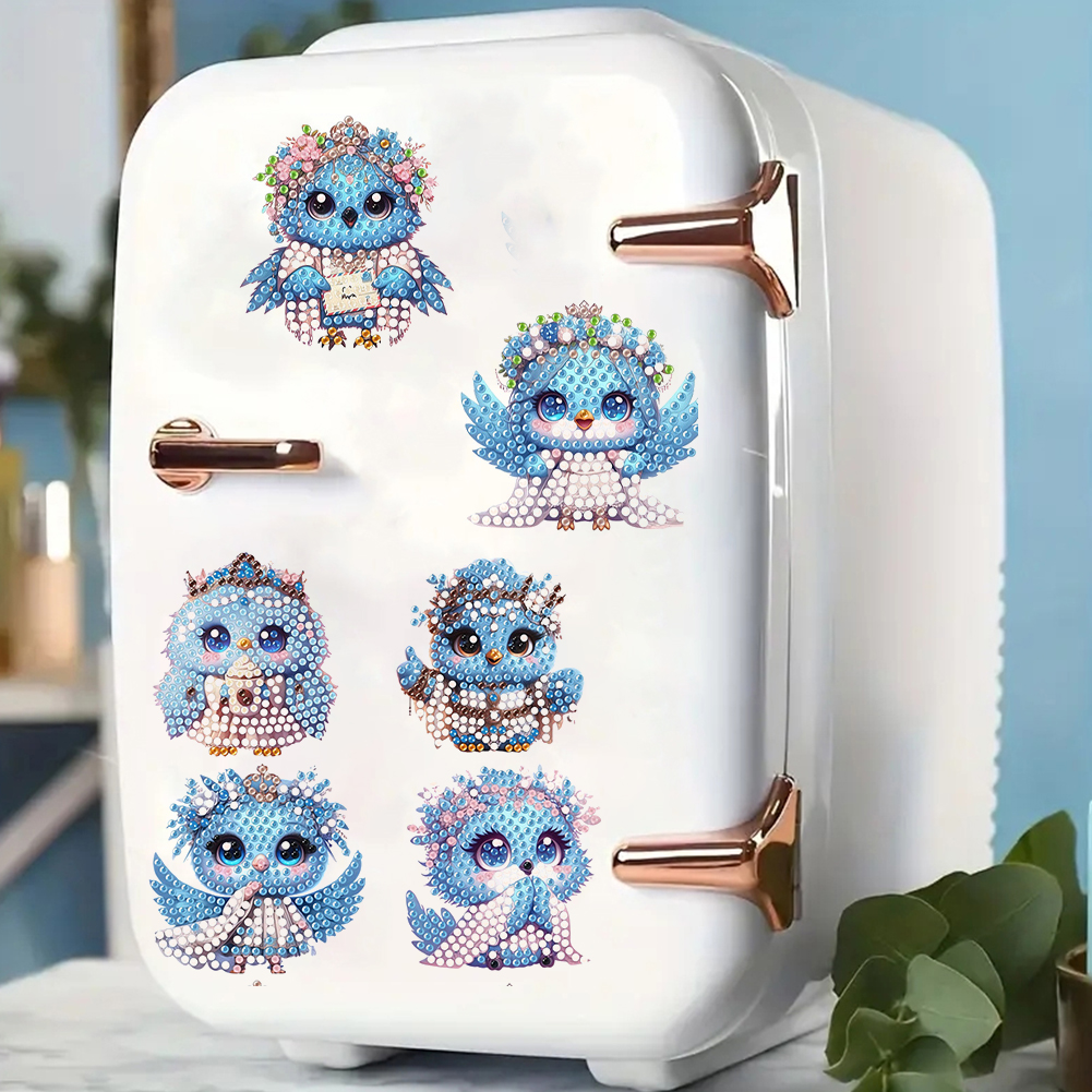 6Pcs Flower Animal DIY Fridge  - Resin Craft For Beginners のレビューと価格