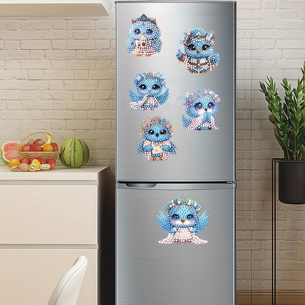 6Pcs Flower Animal DIY Fridge  - Resin Craft For Beginners のレビューと価格